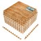 Sorbus Wood Grain Floor Tiles Foam Mat EVA Interlocking Mats Tile 3/8-Inch Thick Flooring Wood Puzzle Exercise Mats w/ Borders